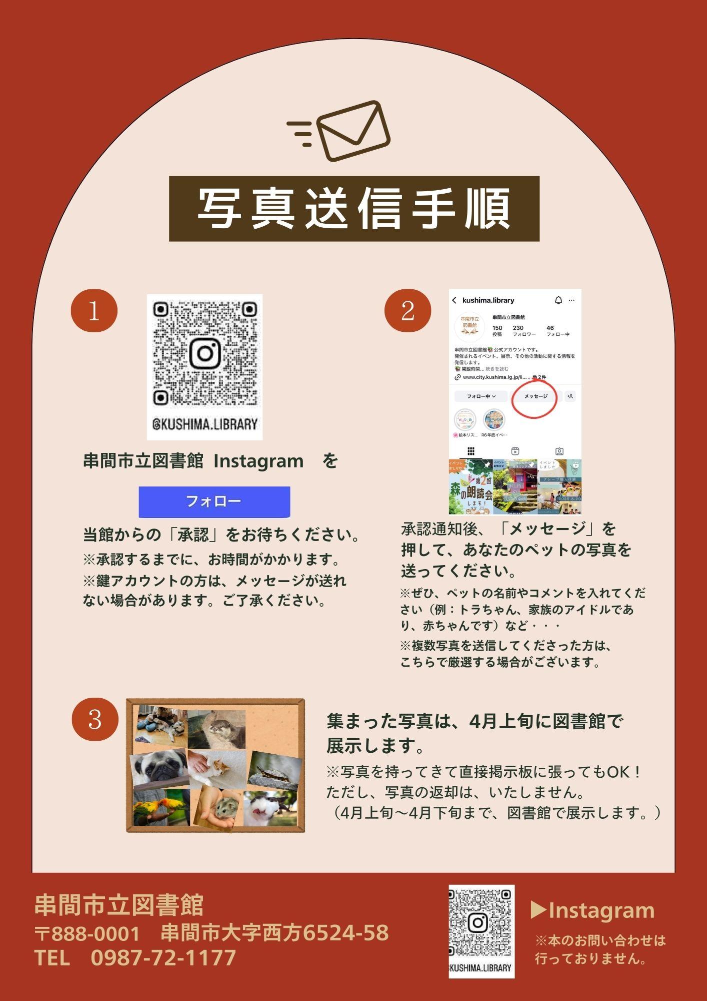 ペット写真送信手順