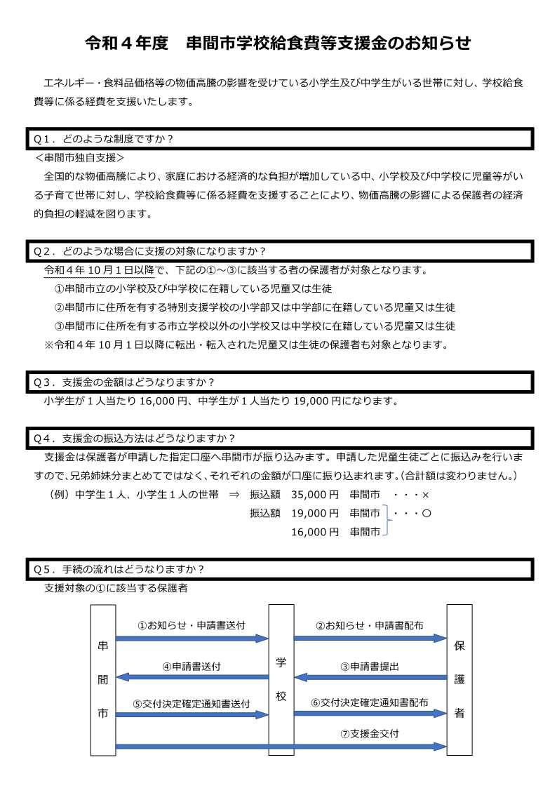 令和４年度串間市学校給食費等支援金のお知らせ_1.jpg